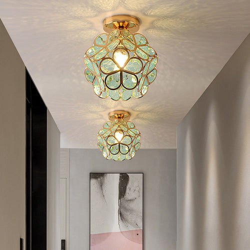BowLift | Glass Flower Ceiling Lamp - FloraGlow