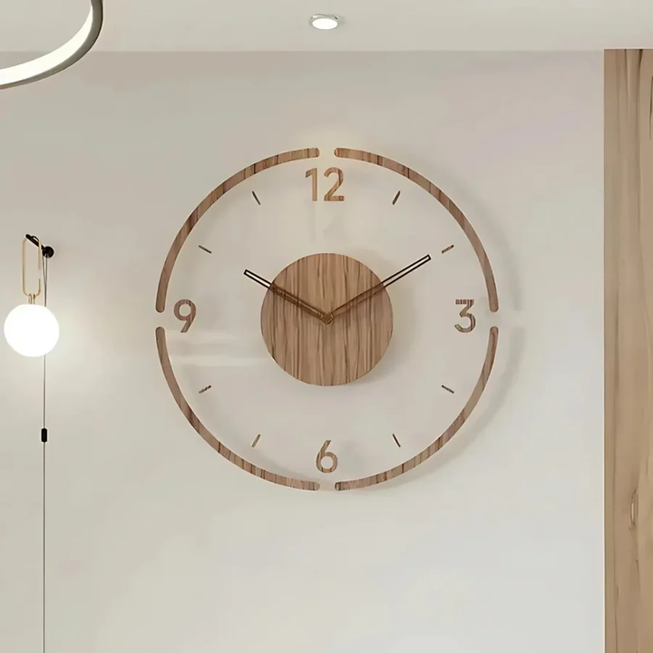 BowLift | Nordic Silent Wooden Wall Clock