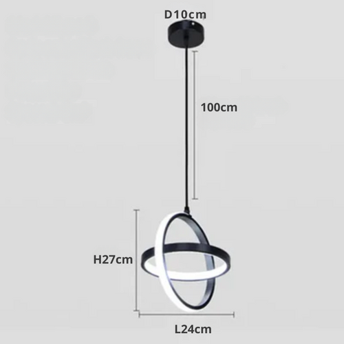 Modern LED Hanging Lamp – Minimalist Pendant Light for Living Room and Dining Room | Bowlift
