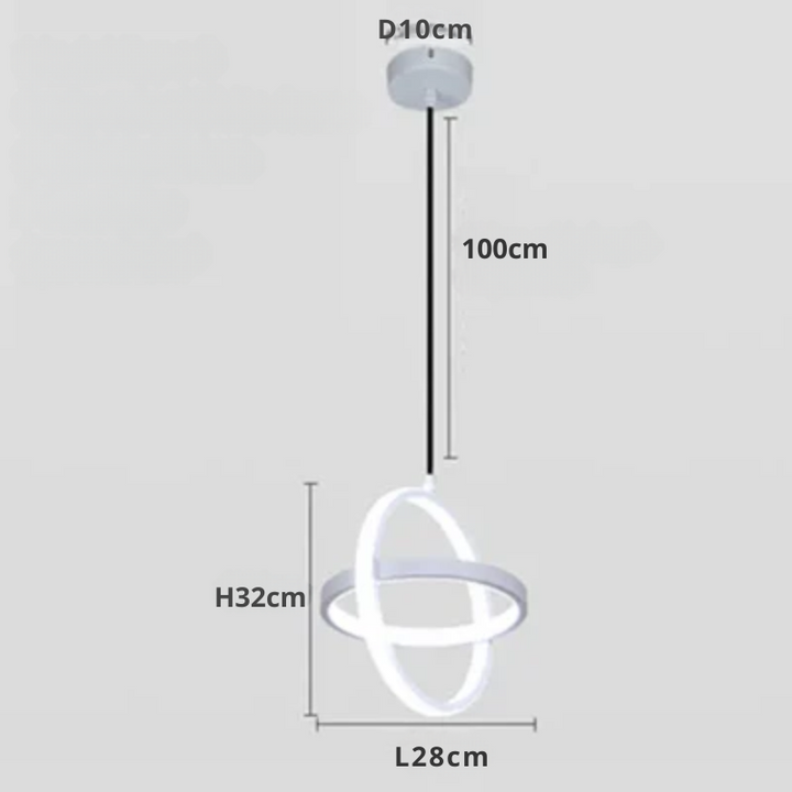 Modern LED Hanging Lamp – Minimalist Pendant Light for Living Room and Dining Room | Bowlift