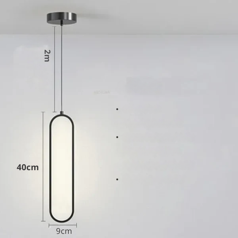Modern minimalist LED pendant lamp – sleek design lamp for bedroom and living room | Bowlift