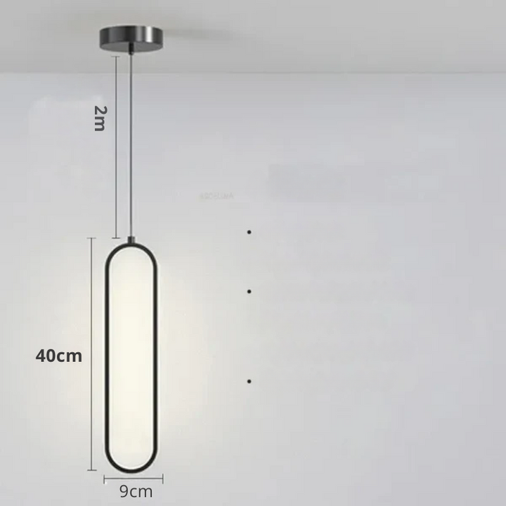 Modern minimalist LED pendant lamp – sleek design lamp for bedroom and living room | Bowlift