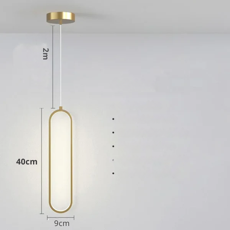 Modern minimalist LED pendant lamp – sleek design lamp for bedroom and living room | Bowlift