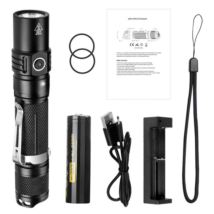 Night Power Tactical LED Flashlight | Bowlift