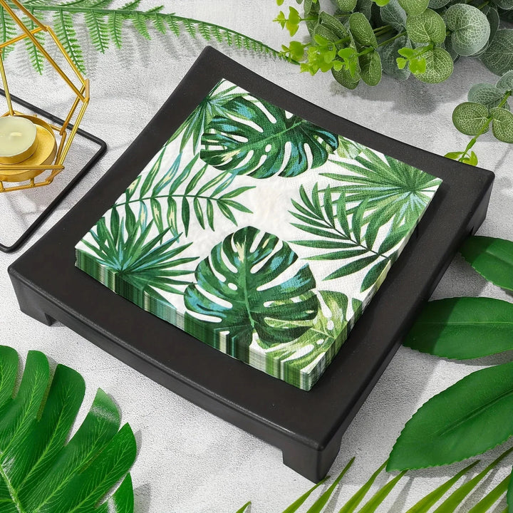 20pcs Exquisite Printing Napkins Paper Fresh Dining Tables Paper Napkin | Bowlift