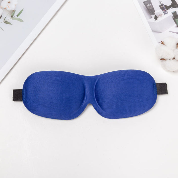 Three-Dimensional Contoured Breathable Sleep Mask With Adjustable Strap