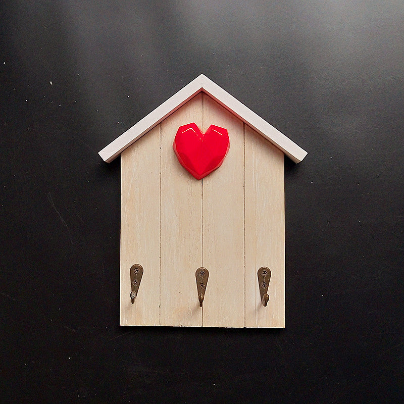 Rustic Decorative Wall Hook Organizer