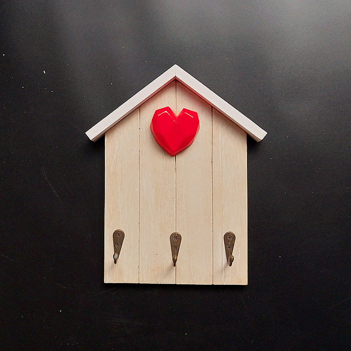 Rustic Decorative Wall Hook Organizer