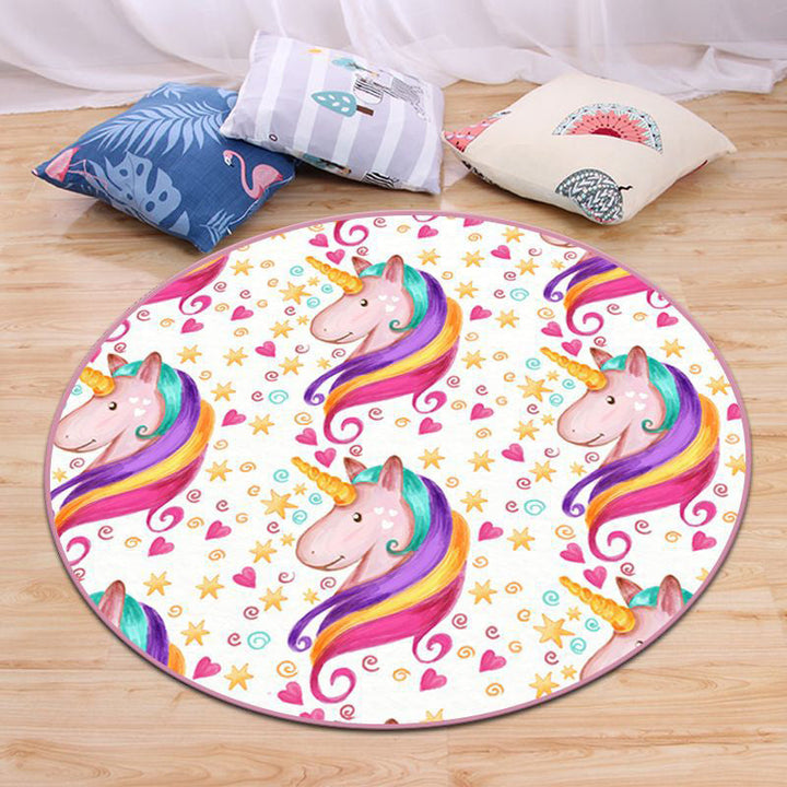 BowLift | Nordic Bedroom Carpet Multi-Color Animal Carpet Synthetic Non-Slip Washable Pet Friendly Carpet