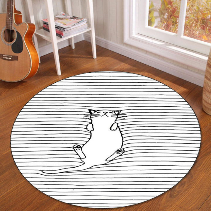 BowLift | Novelty Fairy Tale Patterned Rug Multicolor Children’s Rug Synthetic Pet Friendly Non-Slip Back Washable Rug for Home