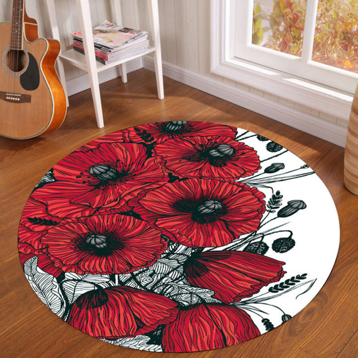 BowLift | Novelty Fairy Tale Patterned Rug Multicolor Children’s Rug Synthetic Pet Friendly Non-Slip Back Washable Rug for Home