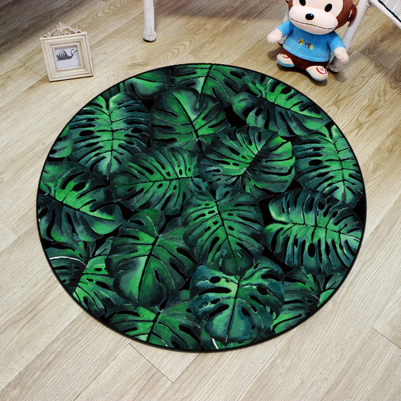 BowLift | Multicolor Princess Carpet Polyester Botanica Animals Carpet Non-slip Backing Machine Washable Pet Friendly Carpet for Children's Room