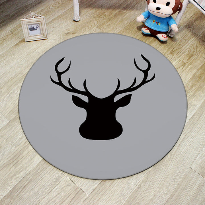 BowLift | Multicolor Princess Carpet Polyester Botanica Animals Carpet Non-slip Backing Machine Washable Pet Friendly Carpet for Children's Room