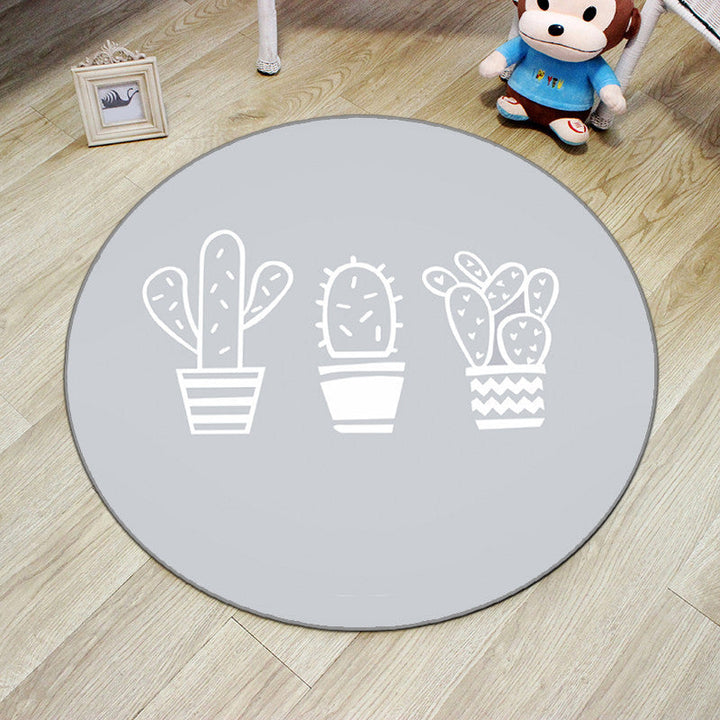 BowLift | Multicolor Princess Carpet Polyester Botanica Animals Carpet Non-slip Backing Machine Washable Pet Friendly Carpet for Children's Room