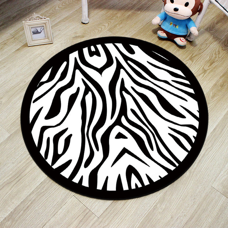 BowLift | Multicolor Princess Carpet Polyester Botanica Animals Carpet Non-slip Backing Machine Washable Pet Friendly Carpet for Children's Room