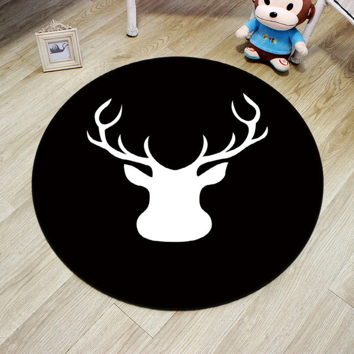 BowLift | Multicolor Princess Carpet Polyester Botanica Animals Carpet Non-slip Backing Machine Washable Pet Friendly Carpet for Children's Room