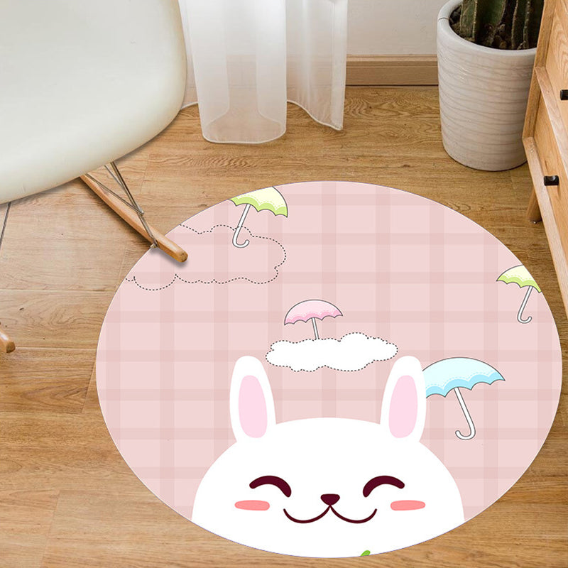 BowLift | Aesthetics Animal Pattern Carpet Multifunctional Colorful Cartoon Carpet Polyester Machine Washable Non-Slip Back Pet-Friendly Carpet for Children's Room