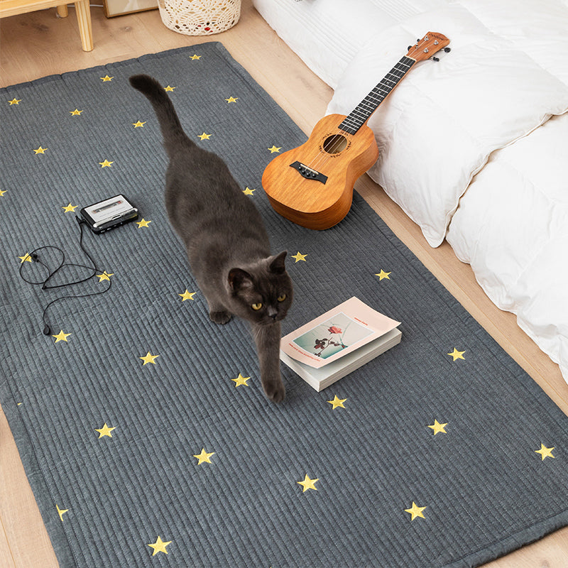 BowLift | Simplicity Living Room Carpet Multicolored Geometric Print Carpet Cotton Easy Care Carpet