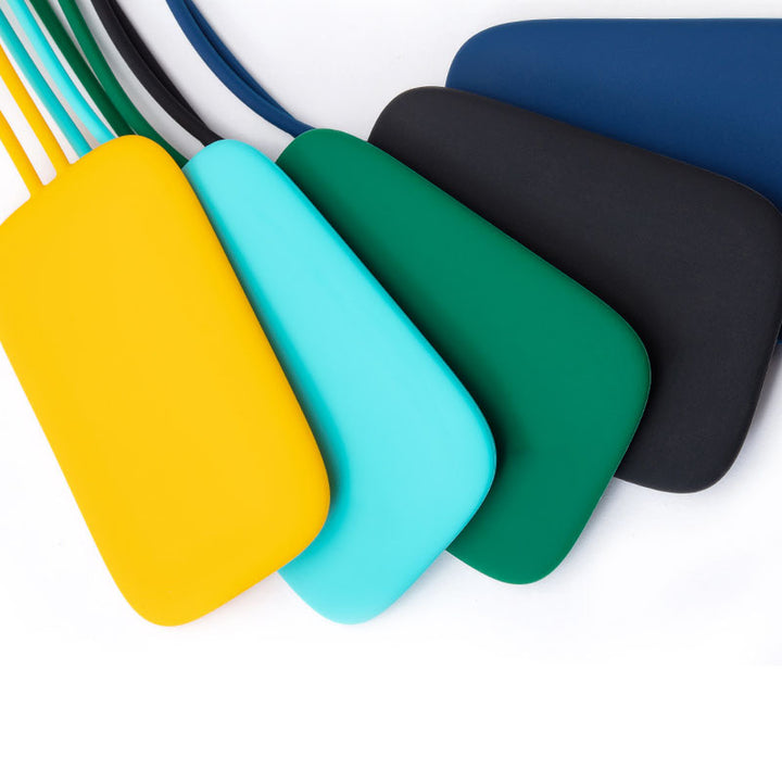 Silicone Protective Luggage Tag and Key Pouch with Flexible Loop Strap Bowlift