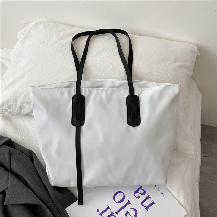 Charming Plush Bear Keychain Tote Bag