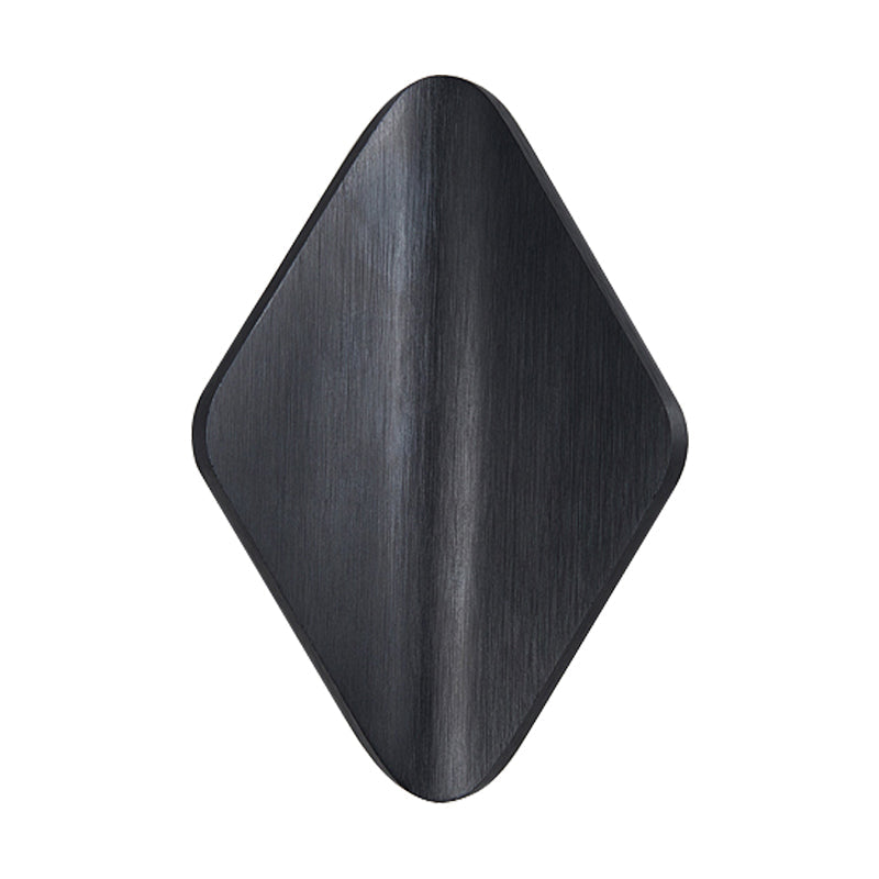 BowLift | Concave Rhombus Metal Wall Light Modern LED Black/Gold/Coffee Wall Light Light for Living Room