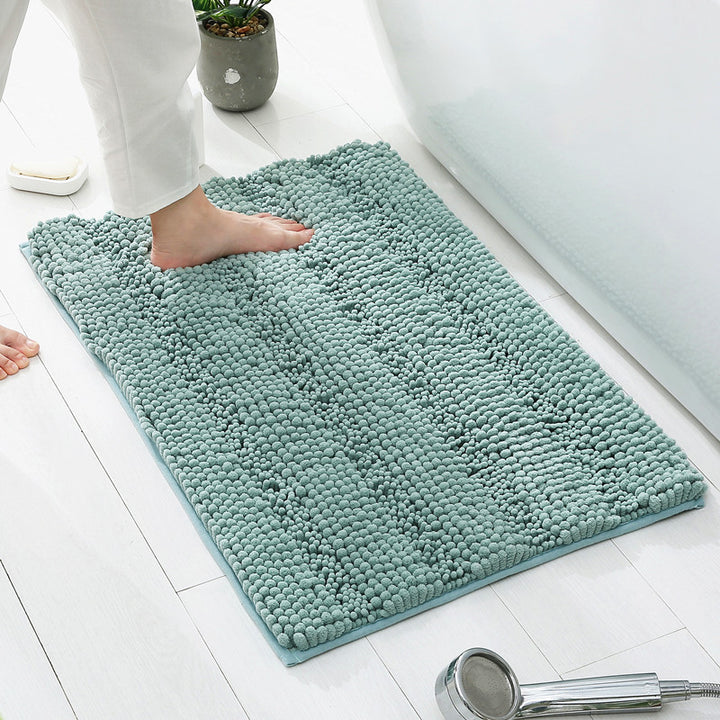Textured Microfiber Kitchen Mat Set Bowlift