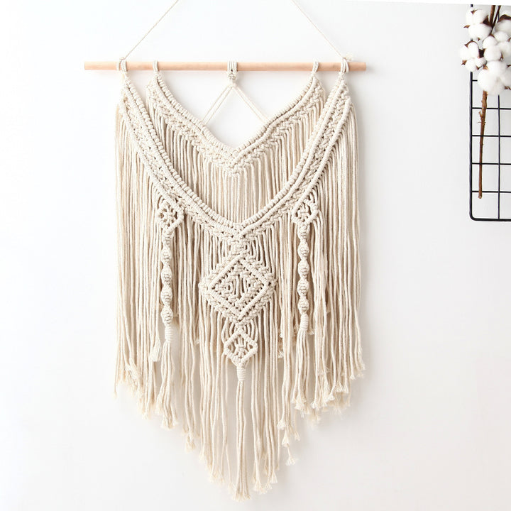 Woven Macramé Wall Decor Art Bowlift