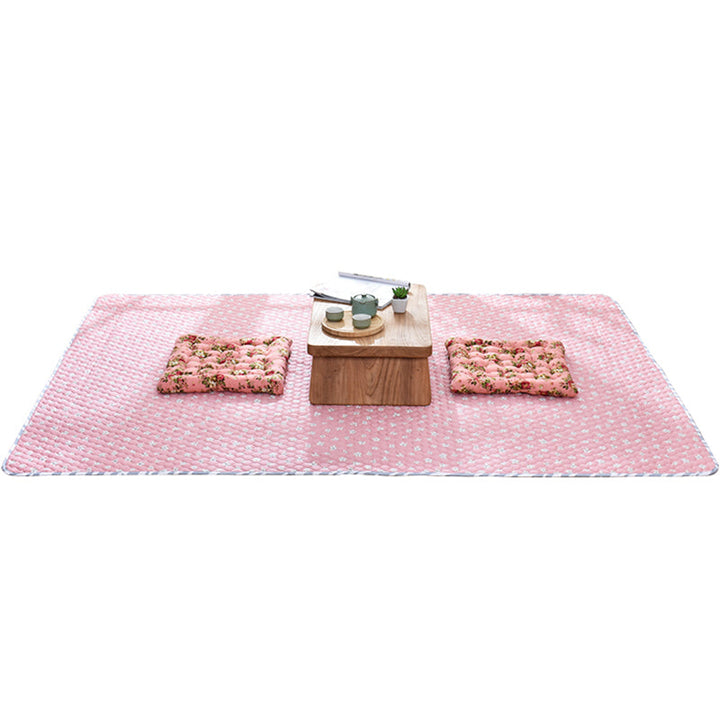 BowLift | Aesthetics Botanic Carpet Multi-Color Nordic Carpet Cotton Machine Wash Padded Quilt Carpet