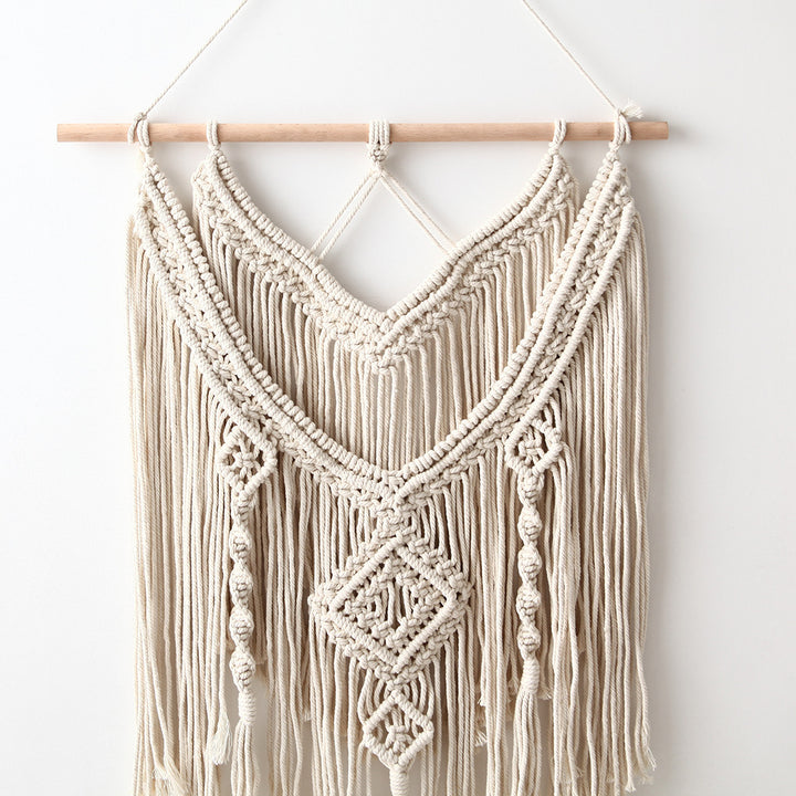 Woven Macramé Wall Decor Art Bowlift