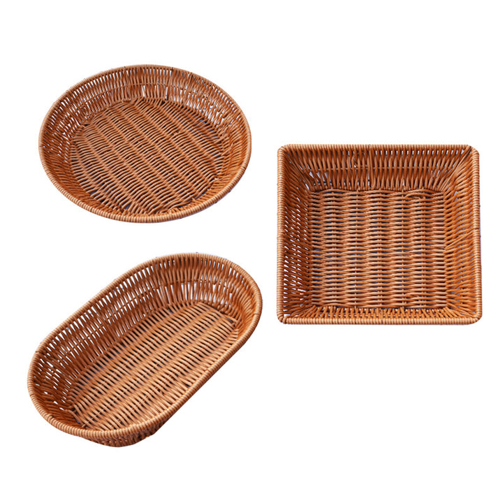 Handwoven Decorative Serving Basket Set Bowlift