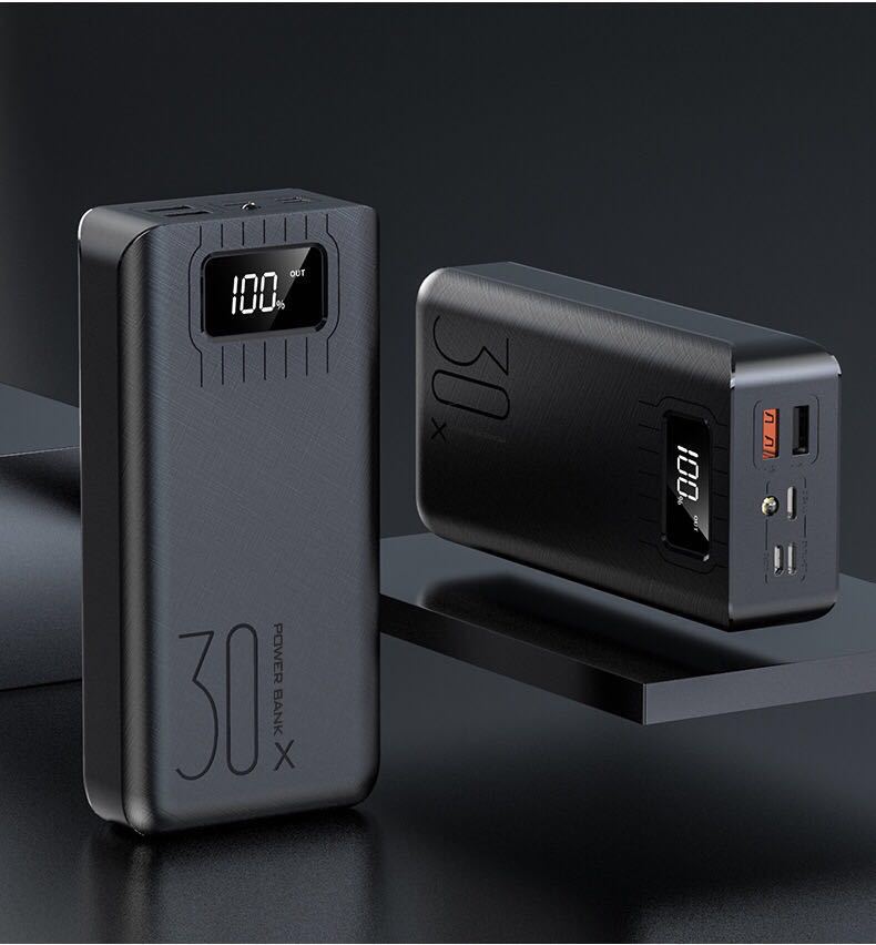 Powerful power bank with LCD display and multiple connections Bowlift
