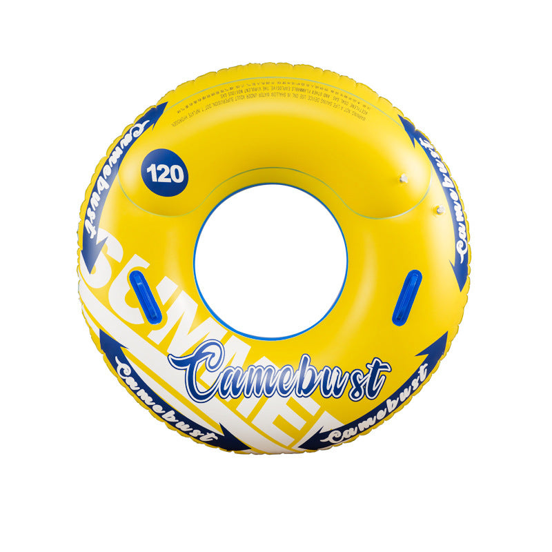 Unisex Inflatable Swim Ring with Practical Handles Bowlift