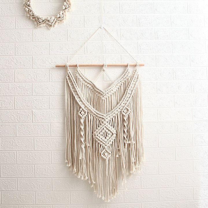 Woven Macramé Wall Decor Art Bowlift