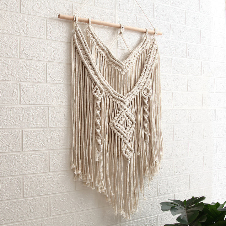 Woven Macramé Wall Decor Art Bowlift