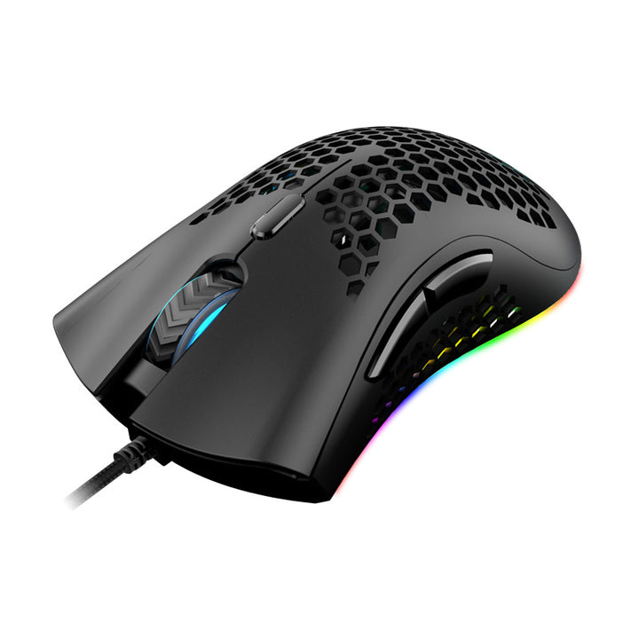 Lightweight Gaming Mouse with Honeycomb Design Bowlift