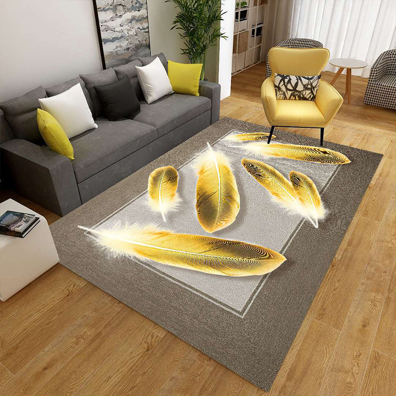 BowLift | Minimalist 3D Geometric Rug Multi-Color Polypropylene Area Rug Pet-Friendly Non-Slip Machine Washable Rug for Large Room