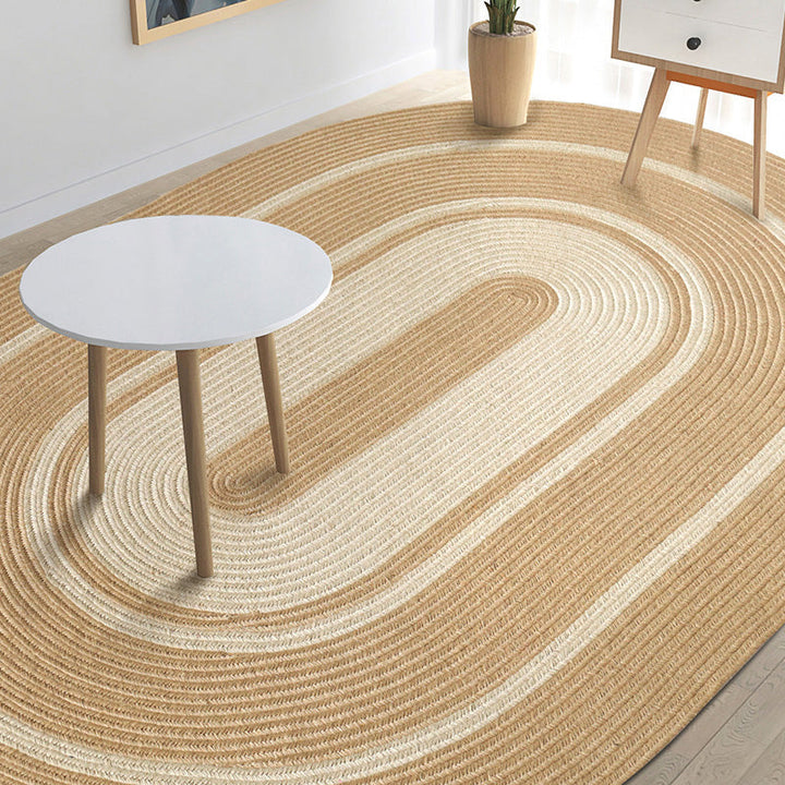 BowLift | Milieu Simple Carpet Multi Colored Lodge Rug Jute Pet Friendly Woven Carpet for Room