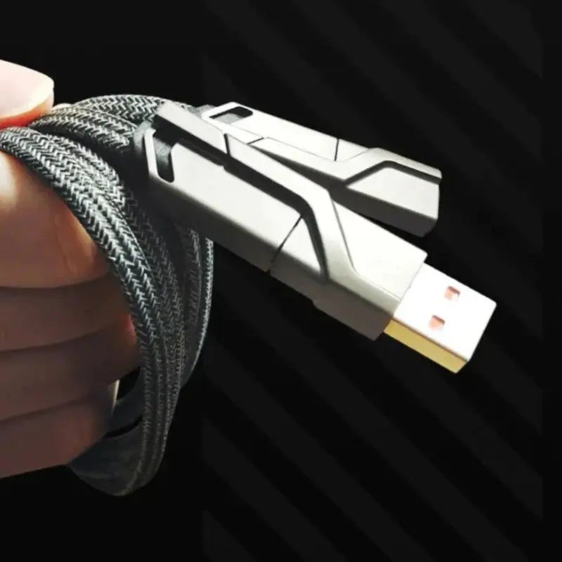 BowLift | 4-in-1 Multi-device Charging Cable — Fast Charging with Anti-tangle Design