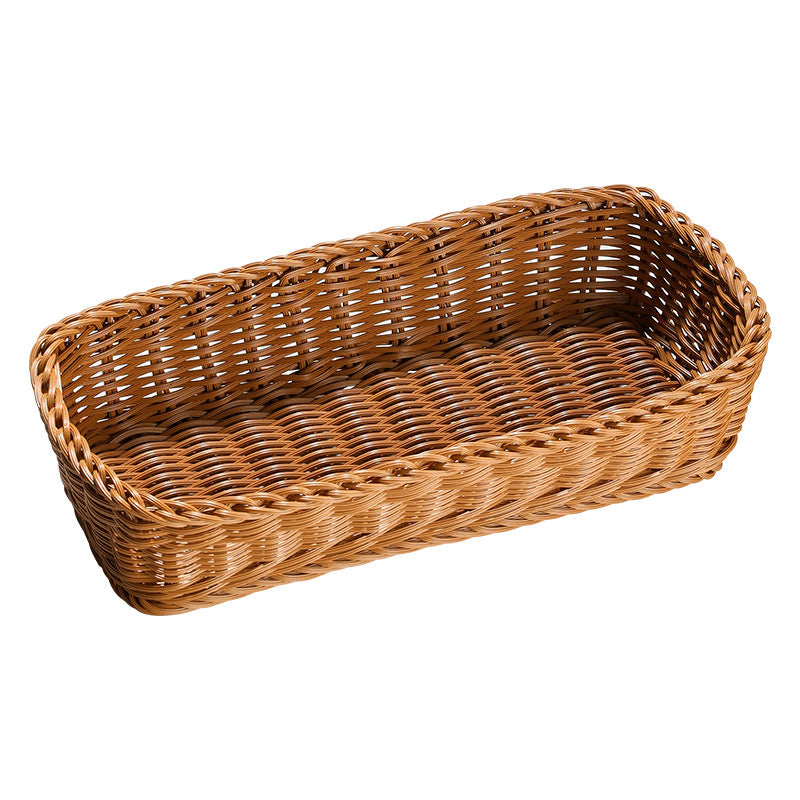 Rectangular Woven Storage Basket Bowlift
