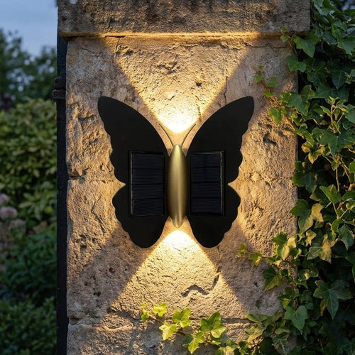 Butterfly Life Solar Powered Outdoor Lamp | Bowlift