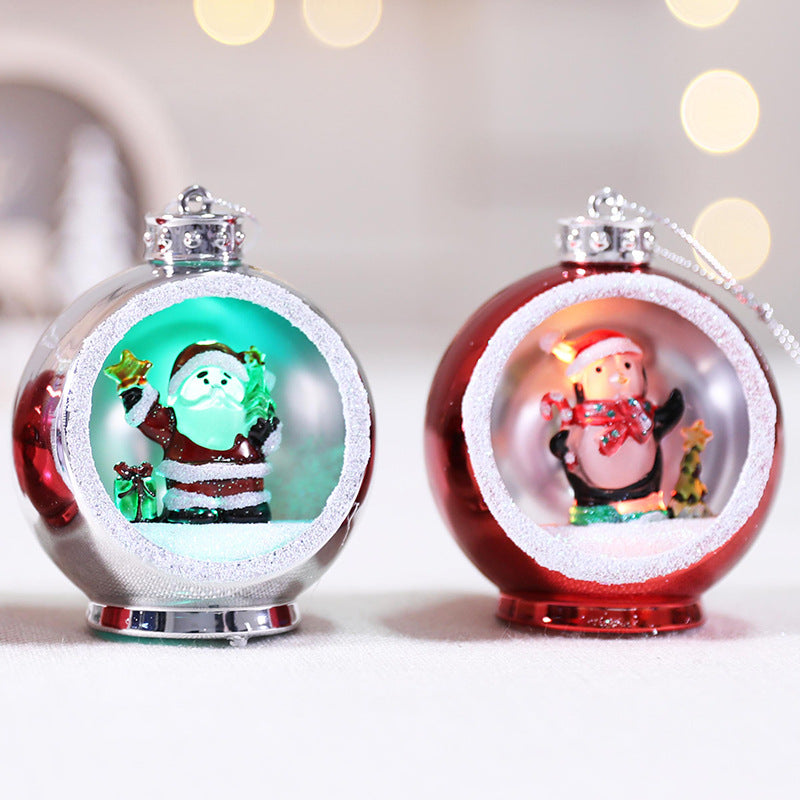 Decorative Holiday Snow Globe Ornament