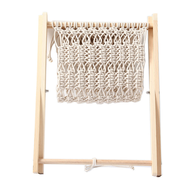 Handcrafted Macramé Laundry Basket Bowlift