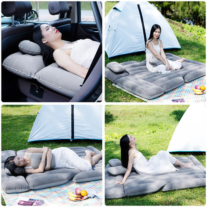 Women Inflatable Car Sleeping Sofa Bowlift