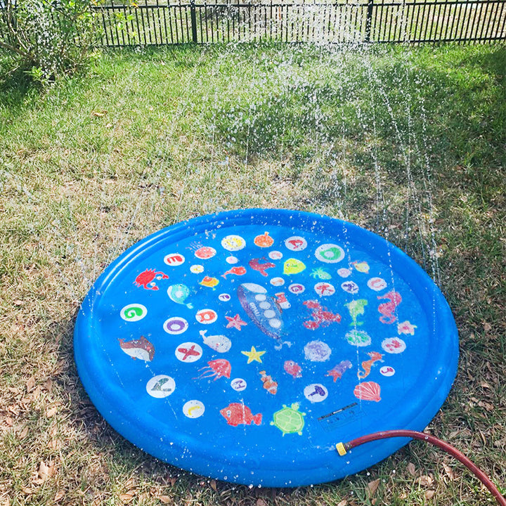 Children inflatable wading pool with maritime motifs Bowlift