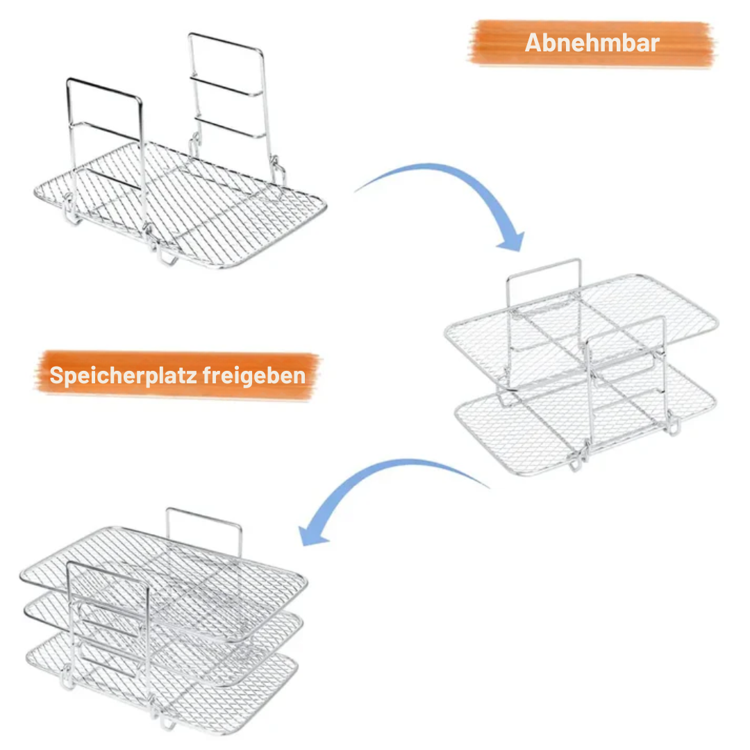 BowLift | 3-tier Airfryer insert for even cooking