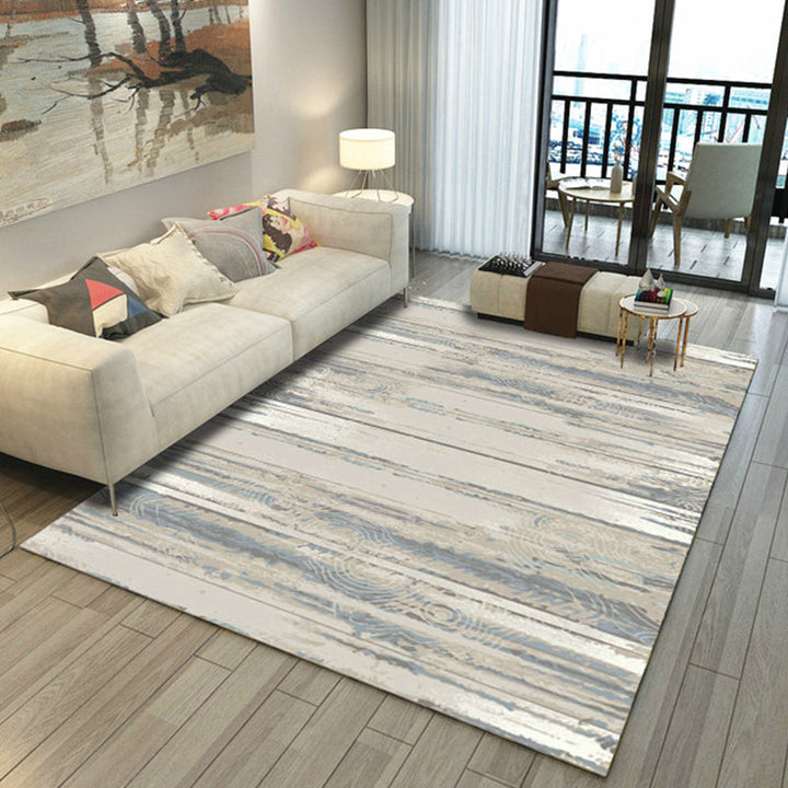 BowLift | Asian Abstract Painting Carpet Multi-Color Polypropylene Area Rug Machine Washable Non-Slip Back Stain Resistant Rug for Large Room