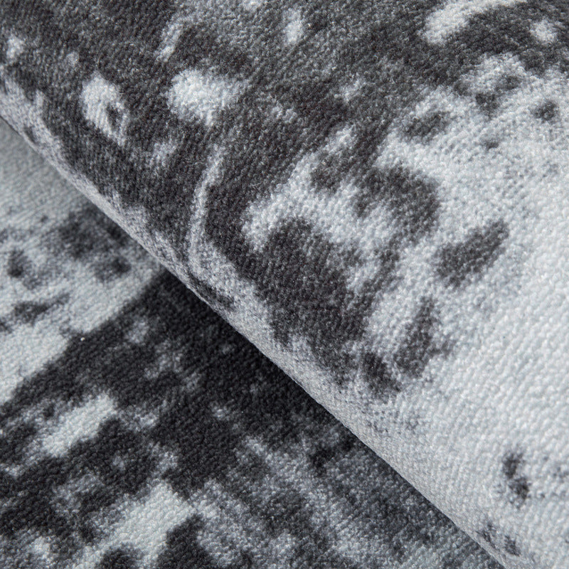 BowLift | Cyberpunk Rusty Look Area Rug Multi Color Polypropylene Rug Stain Resistant Non-Slip Washable Area Carpet for Guest Room