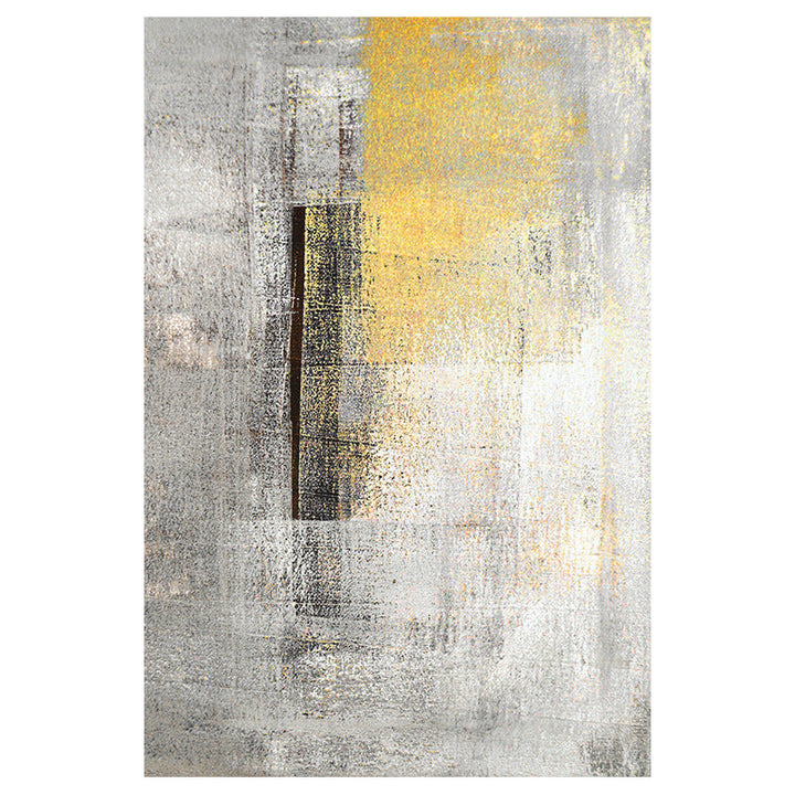 BowLift | Cyberpunk Rusty Look Area Rug Multi Color Polypropylene Rug Stain Resistant Non-Slip Washable Area Carpet for Guest Room