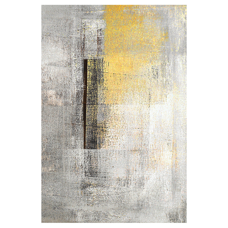 BowLift | Cyberpunk Rusty Look Area Rug Multi Color Polypropylene Rug Stain Resistant Non-Slip Washable Area Carpet for Guest Room