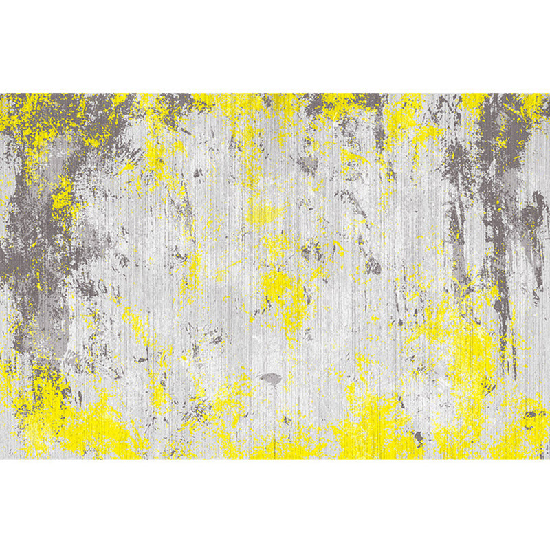 BowLift | Cyberpunk Rusty Look Area Rug Multi Color Polypropylene Rug Stain Resistant Non-Slip Washable Area Carpet for Guest Room